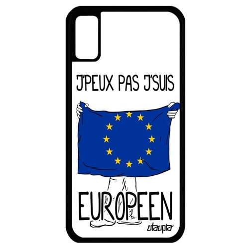 фото Чехол на телефон iphone x, "еду в европу" флаг государственный utaupia