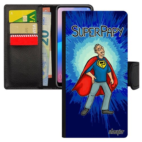 фото Чехол книжка на телефон galaxy a50, "супердед" семья шутка utaupia