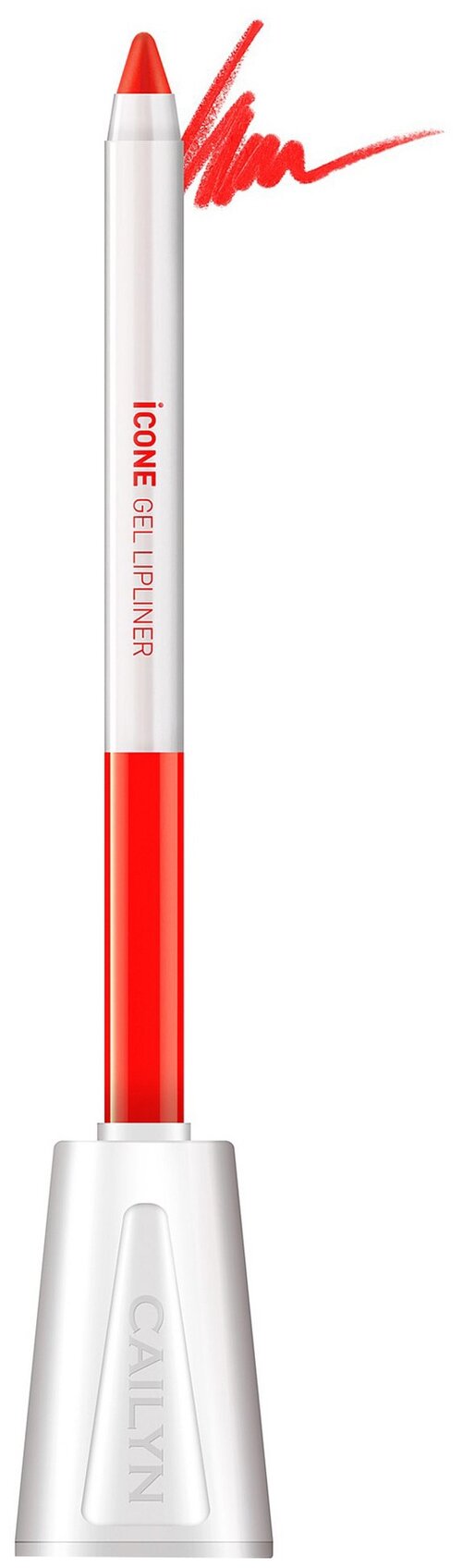 CAILYN Карандаш для губ ICone Gel Lipliner, L02 Orange Lily