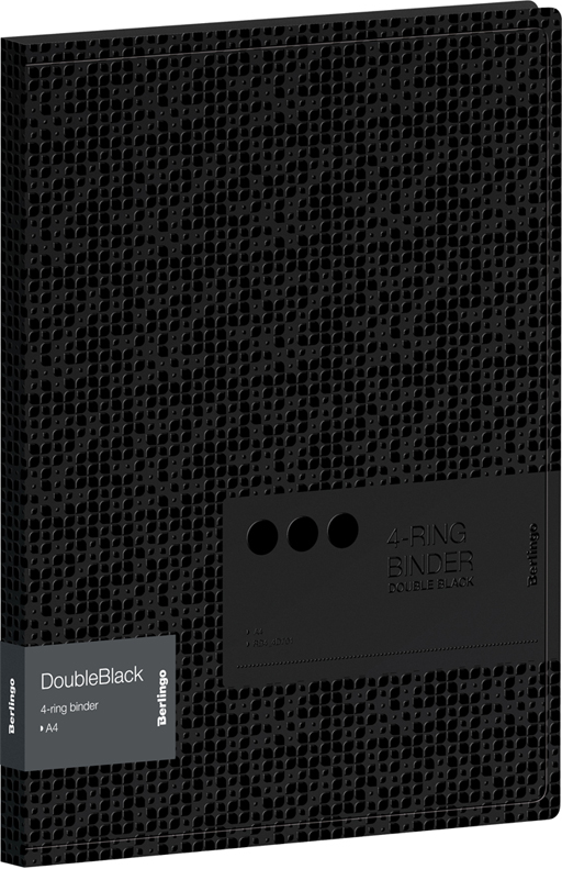 Папка с 60 вкл. "DoubleBlack" черная DB4_30701 Berlingo - фото №8