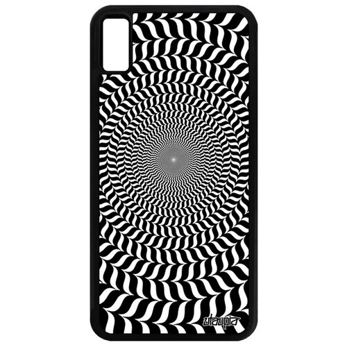 фото Чехол для мобильного apple iphone xs max, "иллюзия круга" спираль геометрический utaupia