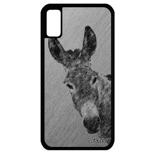 фото Чехол на телефон iphone x, "осел" лошак упрямство utaupia