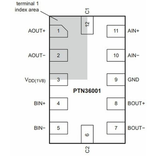 Микросхема PTN36001HX