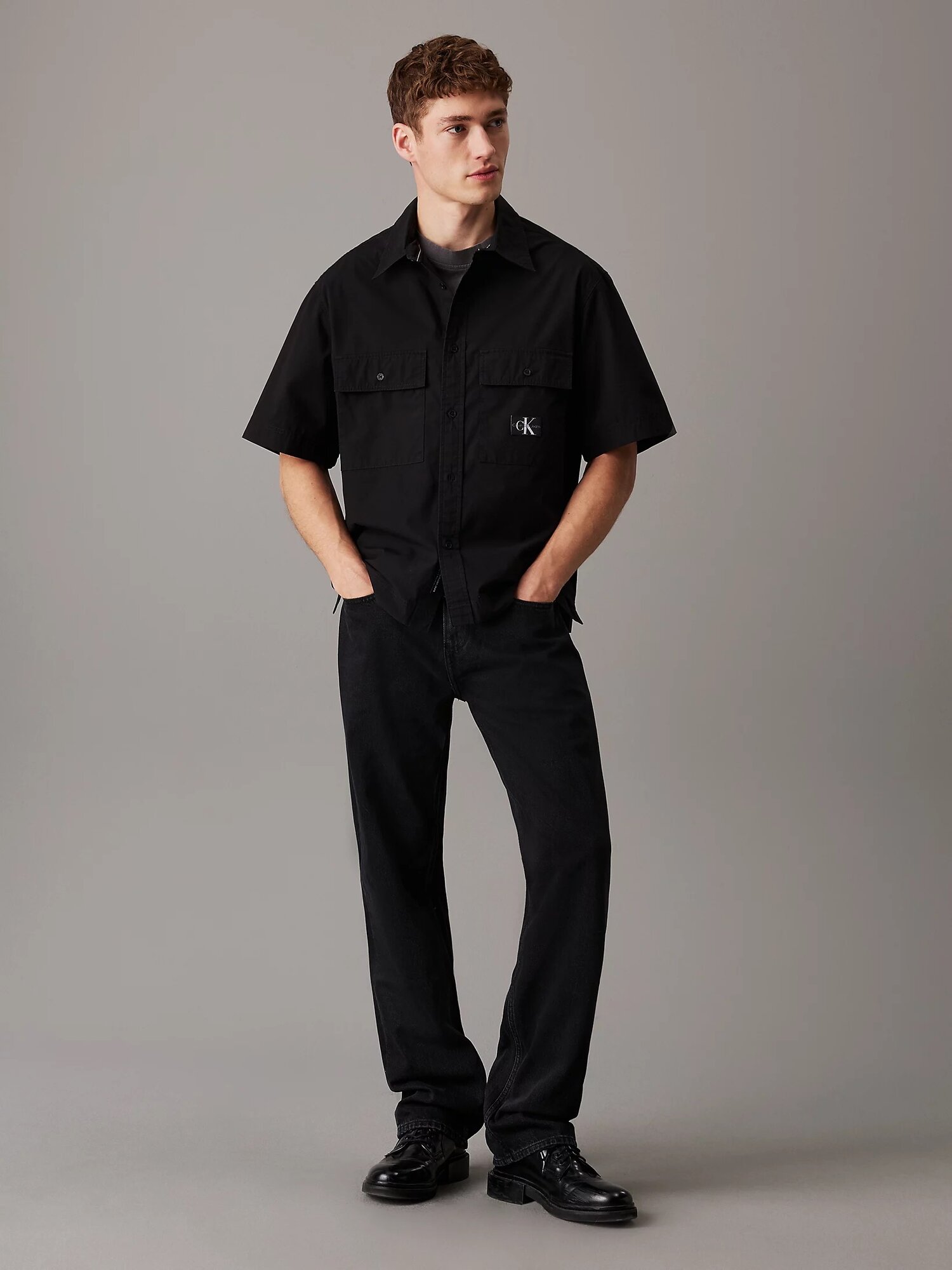 Джинсы классические Calvin Klein Jeans, размер 29, черный — фото 1