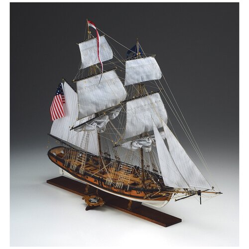 Сборная модель корабля из дерева от Corel (Италия), бриг Eagle, 650х215х440 мм, М.1:85 сборная деревянная модель корабля от corel италия bellona м 1 100