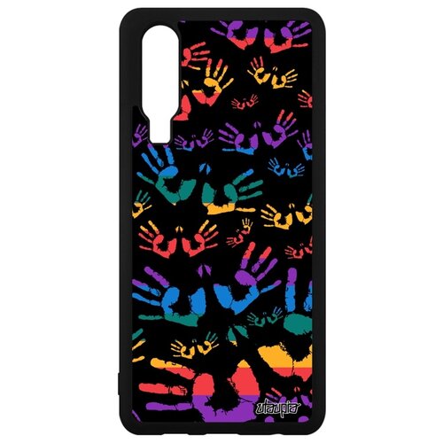 фото Чехол на мобильный p30, "отпечаток ладони" раста рука utaupia