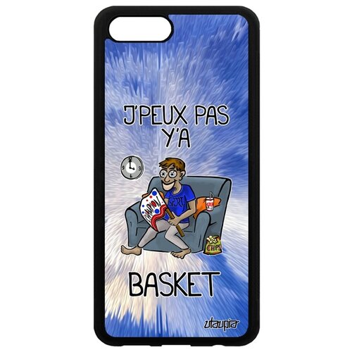 фото Чехол для телефонов honor v10 / view 10, "не могу - смотрю баскетбол!" комикс шутка utaupia