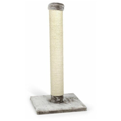 **Beeztees 408840 Когтеточка-столбик Могущественный Кот, серая 50*50*100см