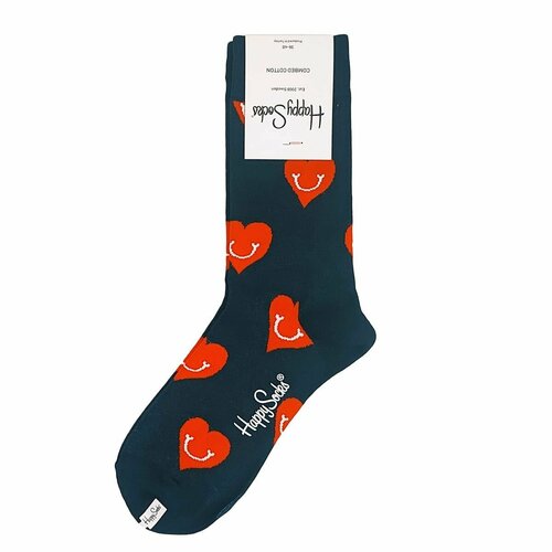 Носки Happy Socks, размер 36-40, черный, красный