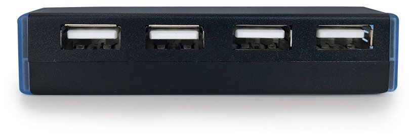 USB-концентратор CBR CH 135, разъемов: 4, черный - фото №3