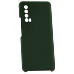 Чехол для телефона Huawei P Smart 2021 Derbi Slim Silicone-2 черно-зеленый - изображение