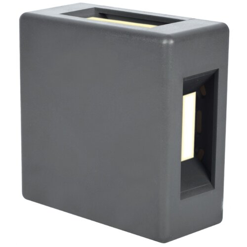 Светильник настенный уличный светодиодный влагозащищенный Duwi Nuovo 24267 3 IP54 цвет освещения теплый белый цвет черный