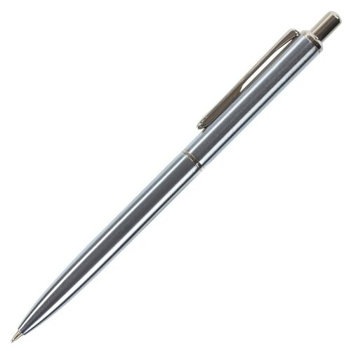 Ручка шариковая Brauberg Larghetto корпус Silver, стержень Blue 143474