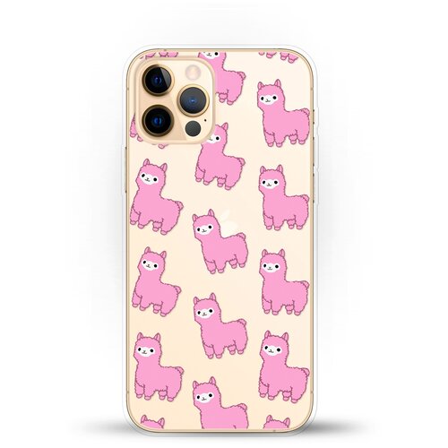 фото Силиконовый чехол ламы на apple iphone 12 pro max andy & paul