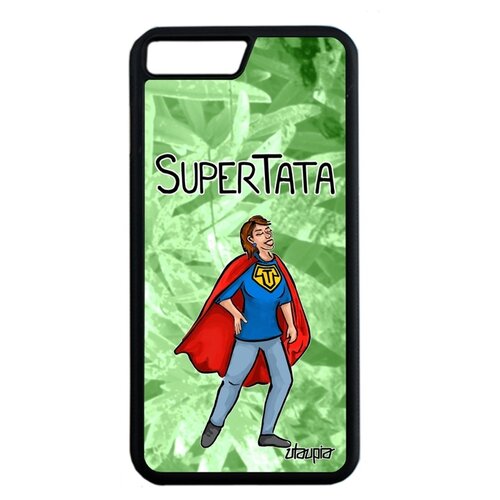 фото Чехол на мобильный iphone 8 plus, "супертетя" герой юмор utaupia