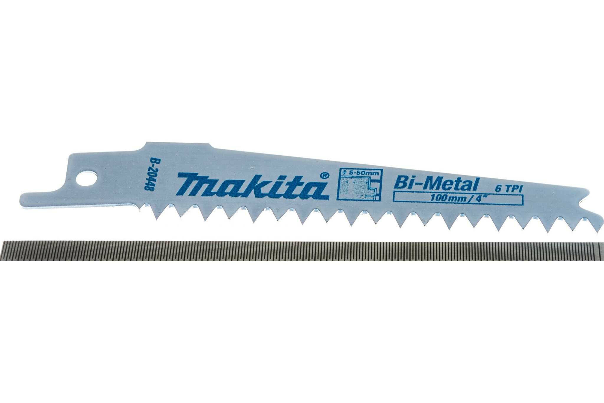 Полотно Makita B-20448 по пластику, 100мм, шаг зуба 4.3мм, 5шт - фотография № 12