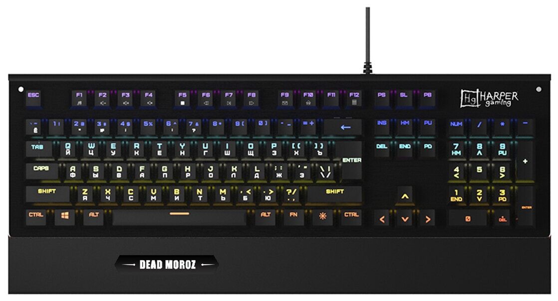 HARPER Gaming GKB-P101 Black USB