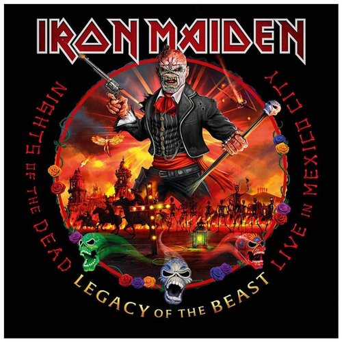 Виниловая пластинка Warner Iron Maiden - Nights Of The Dead - Legacy Of The Beast, Live In Mexico City (3 LP) iron maiden iron maiden number of the beast