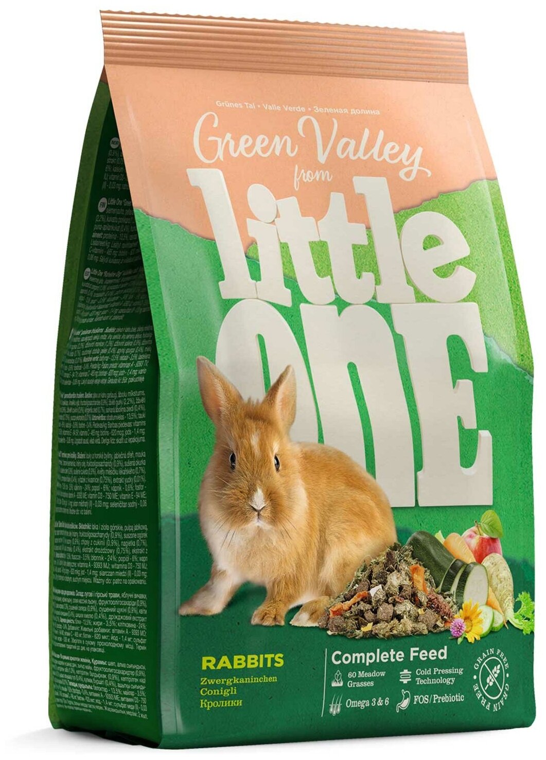 Корм для кроликов Little One Green Valley Rabbits , 750 г