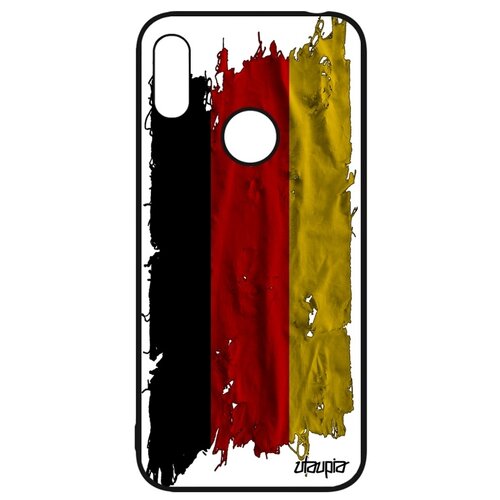 фото Чехол для смартфона y6 2019, "флаг германии на ткани" страна государственный utaupia