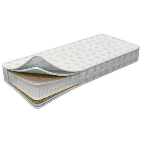 фото Матрас dimax оптима 500 кокос, 100x200 см, пружинный, белый