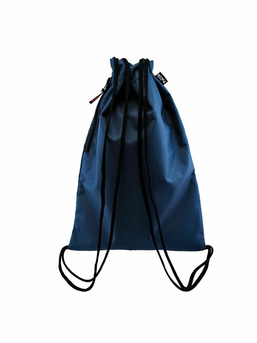 Рюкзак для бассейна, плавания, спорта, мешок для обуви с карманом 330х440 мм (оксфорд 600, синий), Tplus