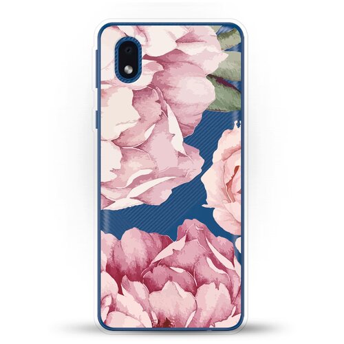 фото Силиконовый чехол пионы на samsung galaxy a01 core andy & paul