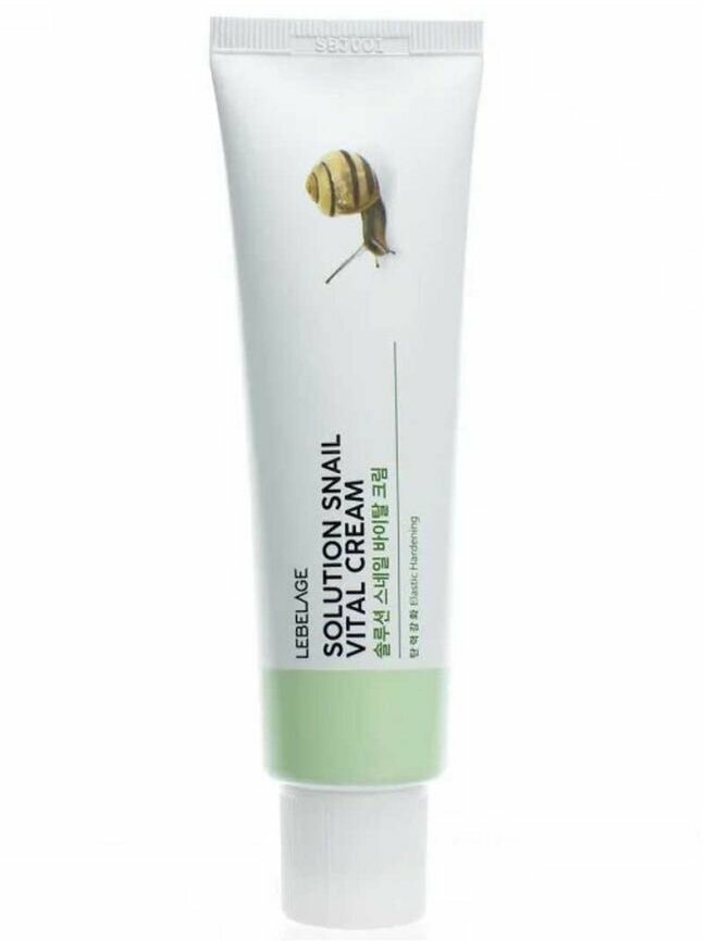 Lebelage Крем для лица пептидный с муцином улитки / Solution Snail Vital Cream, 50 мл