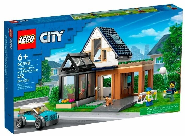 Констр-р LEGO CITY Семейный дом и электромобиль