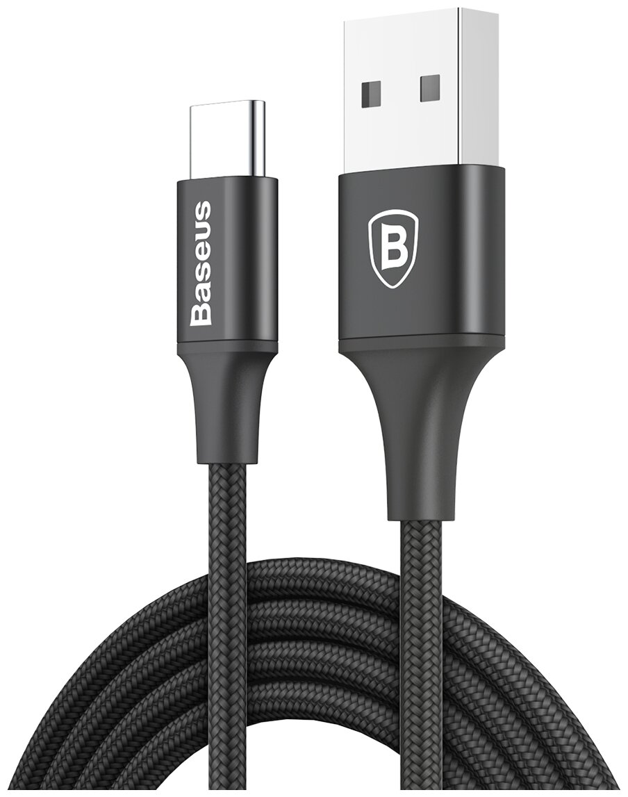 Baseus Rapid Series Type-C Cable - кабель для зарядки и синхронизации устройств USB Type-C с подсветкой разъема
