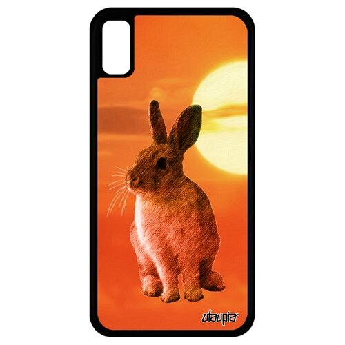 фото Чехол на телефон apple iphone xr, "кролик" шиншилла грызун utaupia
