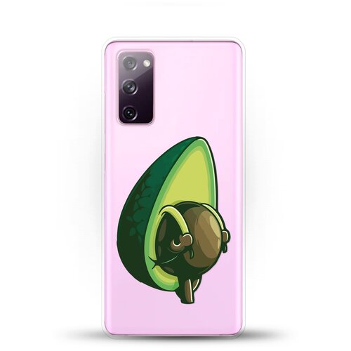 фото Силиконовый чехол рюкзак-авокадо на samsung galaxy s20fe (fan edition) andy & paul