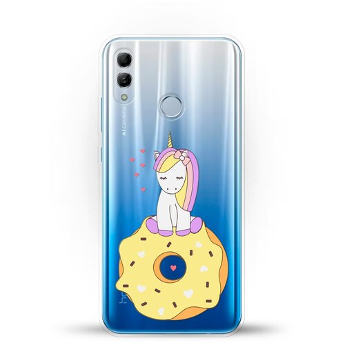 фото Силиконовый чехол единорог на пончике на honor 10 lite andy & paul