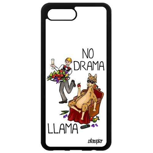 фото Чехол на мобильный honor 10, "no drama lama" комикс юмор utaupia
