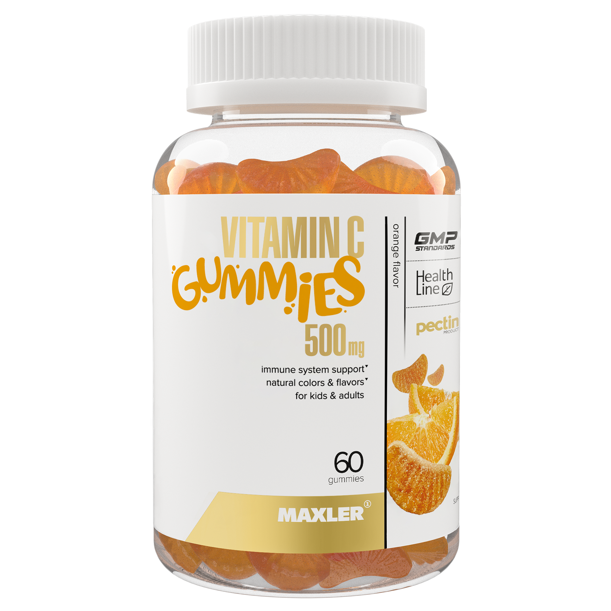 Maxler Vitamin C Gummies 500 мг 60 жев. табл (Maxler) Апельсин