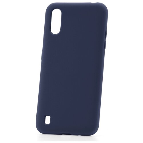 фото Чехол на samsung galaxy a01/a015 derbi slim silicone-3 темно-синий