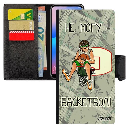 фото Чехол книжка на мобильный galaxy a50, "не могу - у меня баскетбол!" предлог игра utaupia