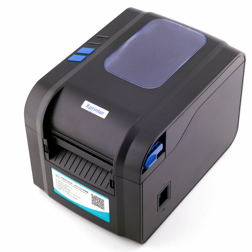 Термопринтер этикеток XPrinter XP-370B (203 dpi, черный, термопечать, USB/Ethernet)