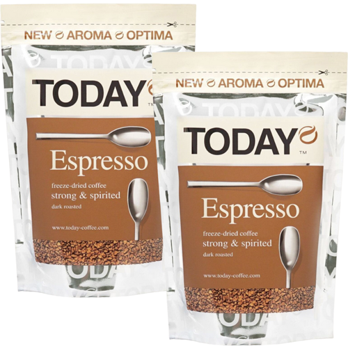 Кофе растворимый Today Espresso 150 грамм 2 упаковки