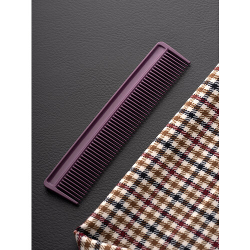 Расческа-гребень для волос, 6 Элемент, мужская, карманная, баклажанового цвета