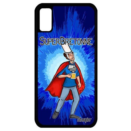 фото Чехол для iphone x, "супербретонка" герой франция utaupia