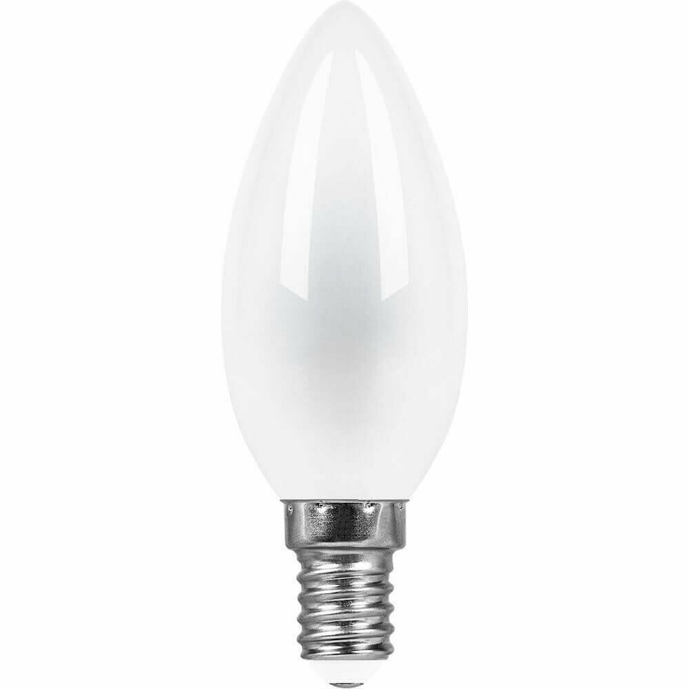 Лампочка светодиодная свеча E14/C35 11Вт 930Лм белый нейтральный 4000К, 38007 - фотография № 7