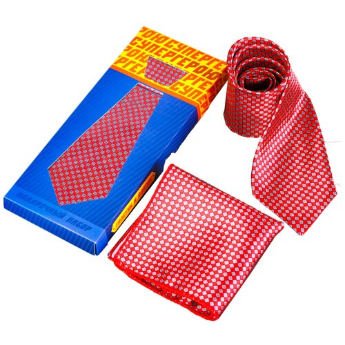 фото Подарочный набор: галстук и платок "супер герою" 2137079 сима-ленд