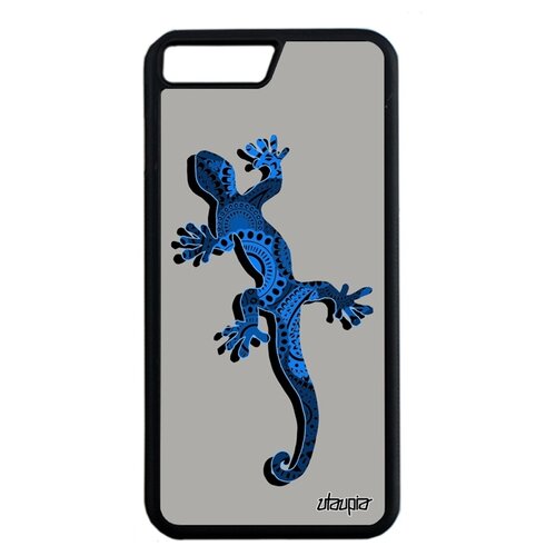 фото Чехол на мобильный apple iphone 7 plus, "саламандра" ящерица змей utaupia
