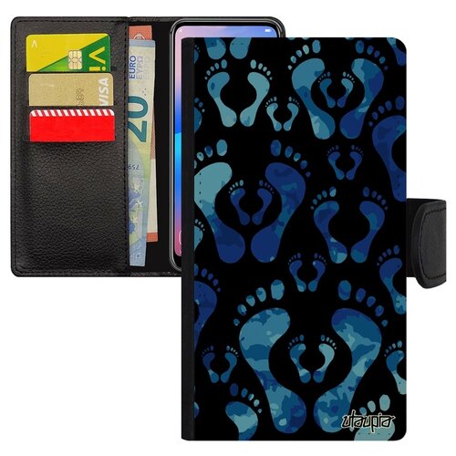 фото Чехол книжка на мобильный apple iphone 8 plus, "след стопы" шажок младенец utaupia