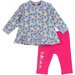 Комплект одежды  Chicco для девочек, блуза и брюки, повседневный стиль, размер 74, розовый