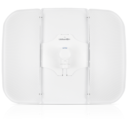 Wi-Fi точка доступа Ubiquiti LiteBeam 5AC LR, белый точка доступа [rbwapg 5hacd2hnd be] mikrotik wap ac black new revision 2x glan 2 4 5 ггц mimo 2x2 усиление антенны 2 5 дби выходная мощность до