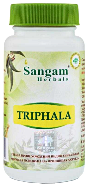 Таблетки Sangam Herbals Трифала, 60 шт.