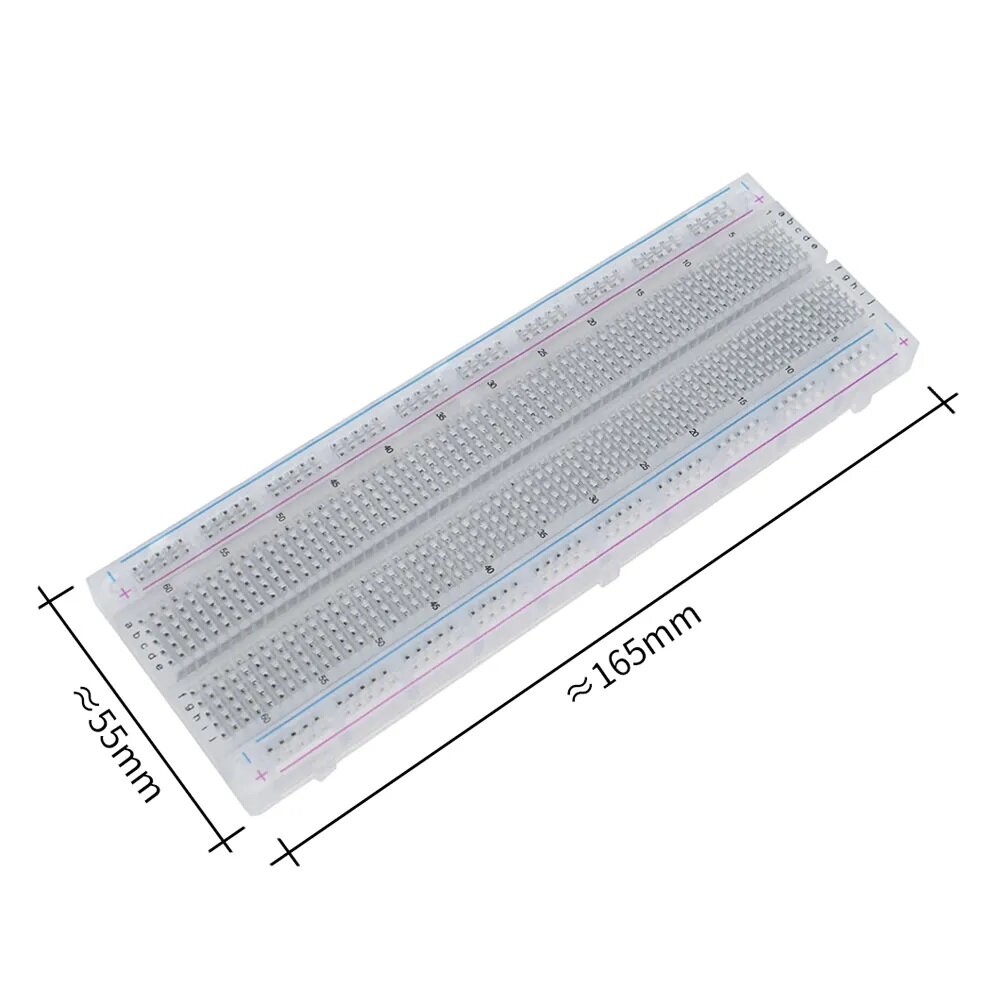 Беспаечная макетная плата MB-102, 830 точек