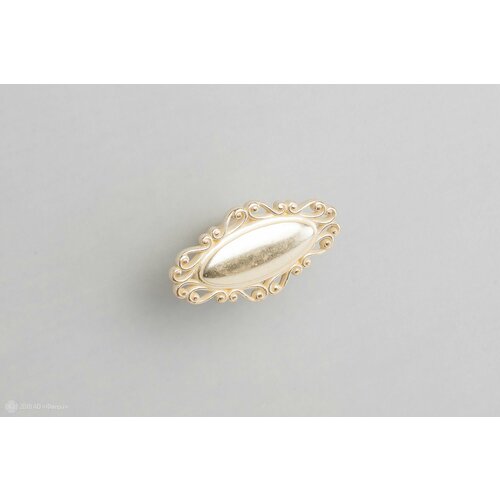 Zar мебельная ручка-кнопка малая восточное серебро, 9 шт